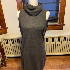 Enough About Me Lightweight Knit Turtleneck Dress
